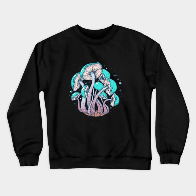 Cottagecore Mushroom - Goblincore Crewneck Sweatshirt by reedae